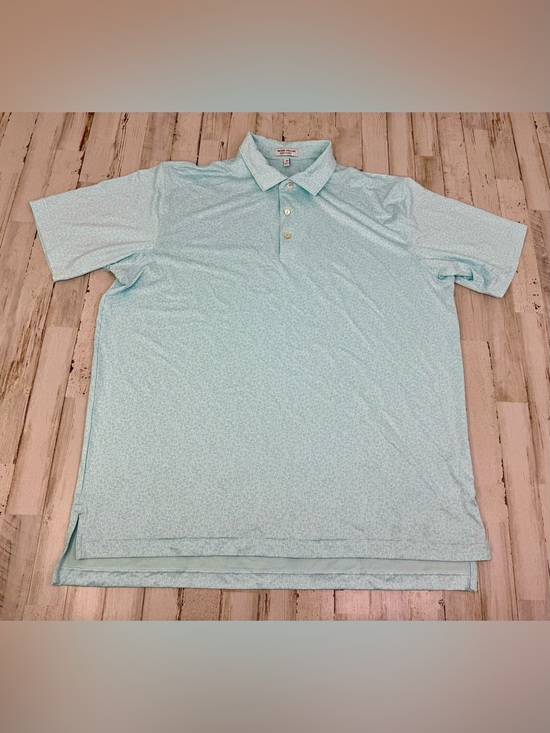 Peter Millar Other - Peter Millar Polo Men’s XL Blue Graphic Summer Comfort Four Way Stretch
